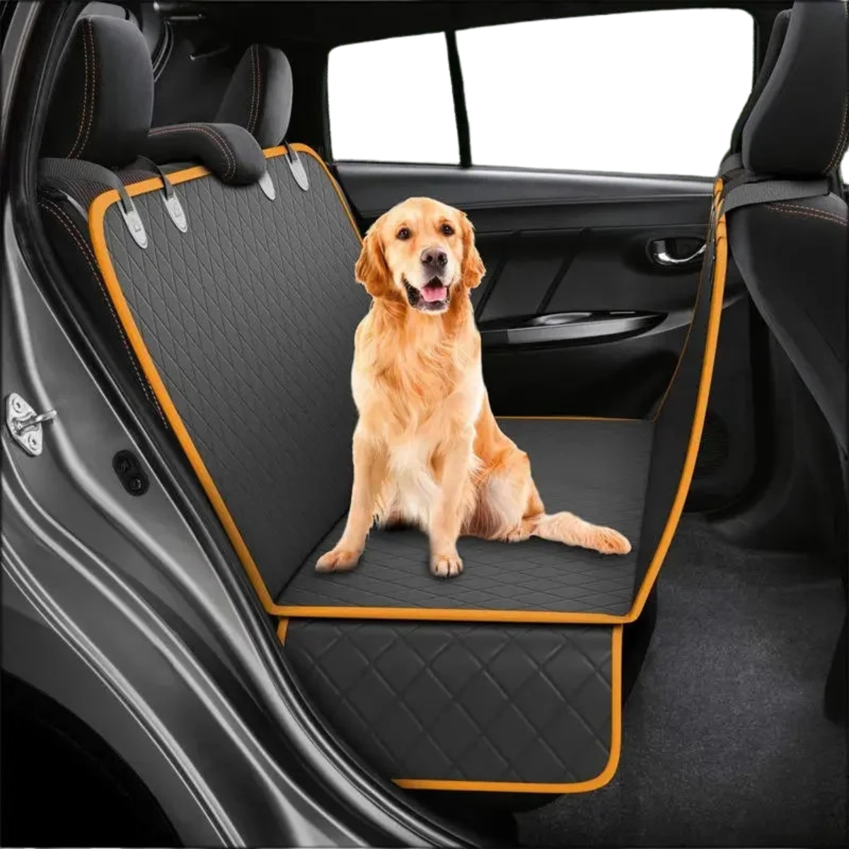 TravelGuard Protector - Waterproof Pet Seat Cover for Car Rides
