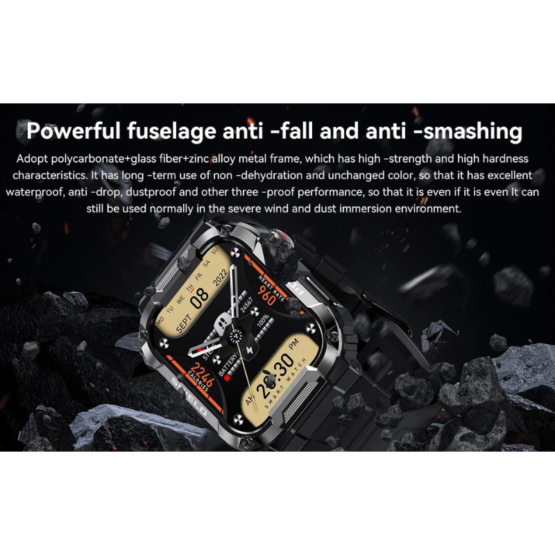 Lyzark Watch - Military-Grade Smartwatch for Everyday Use