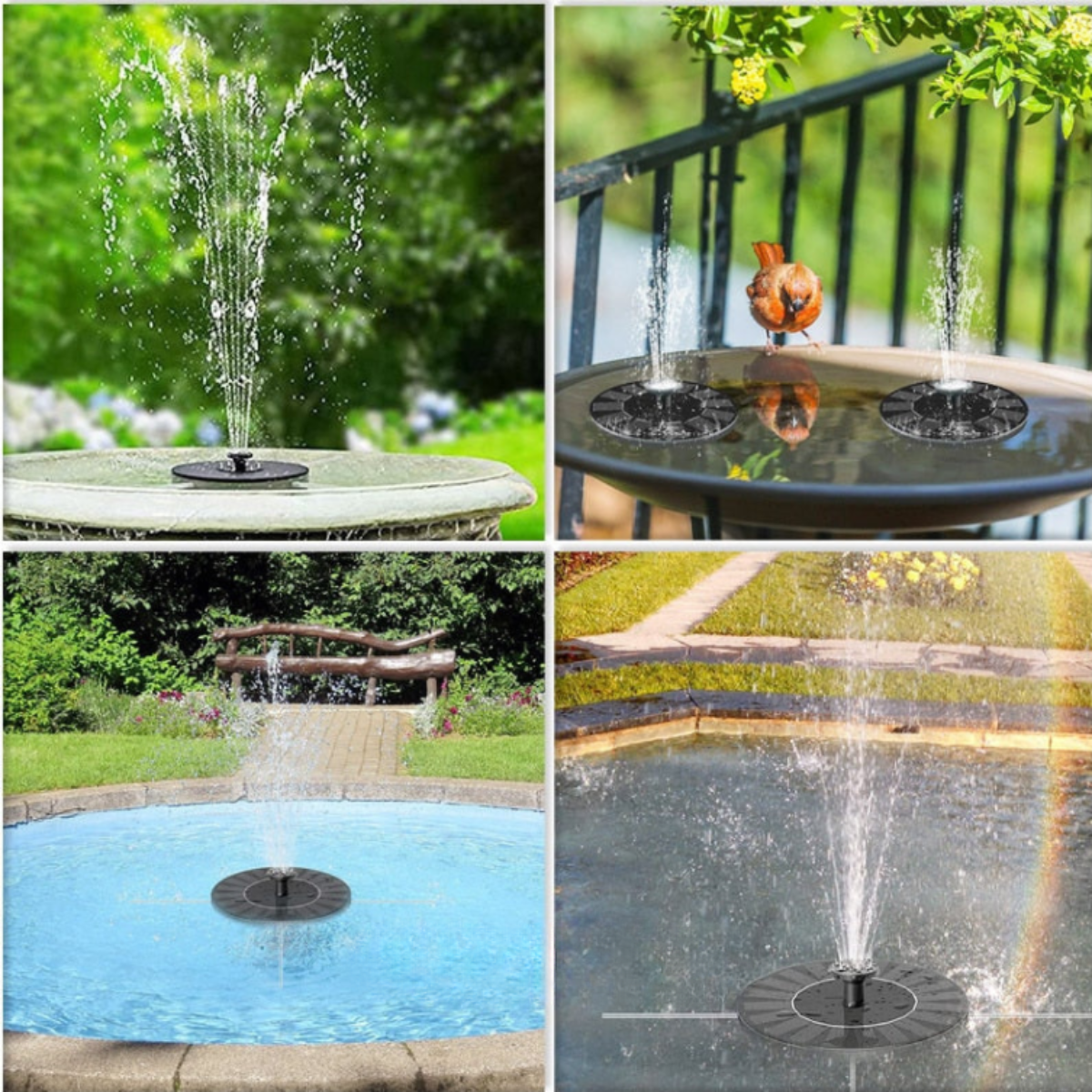 Birdbuddy - Solar Powered Garden Fountain