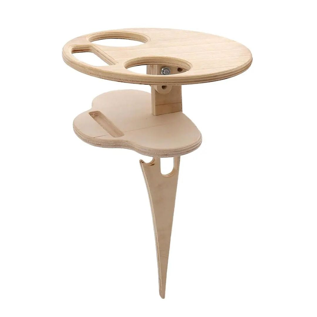 WineGlow Table - Double-Tier Portable Wine Table