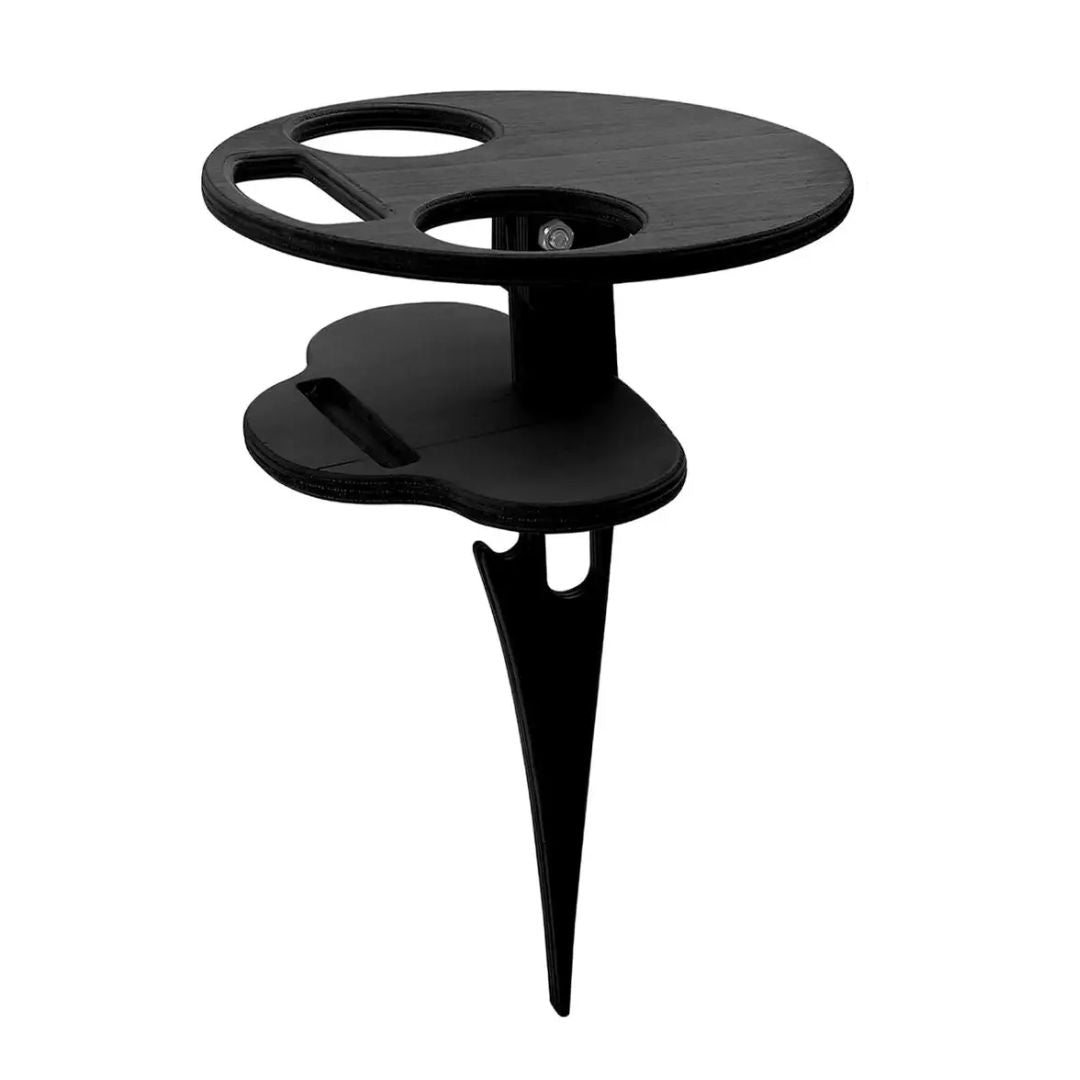 WineGlow Table - Double-Tier Portable Wine Table