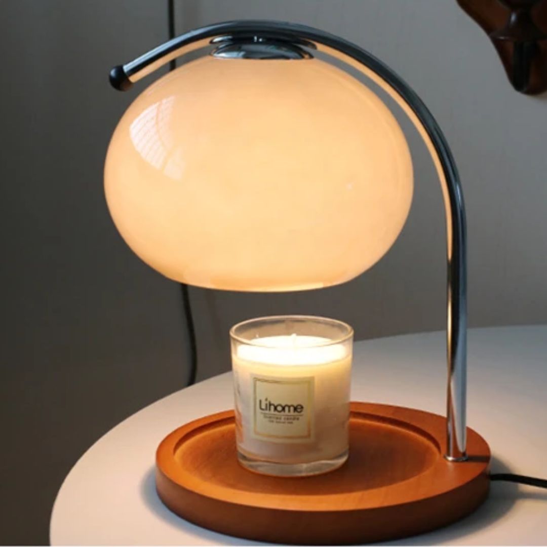 Alyssa Retro Table Lamp - Elegant Glass Accent Lighting