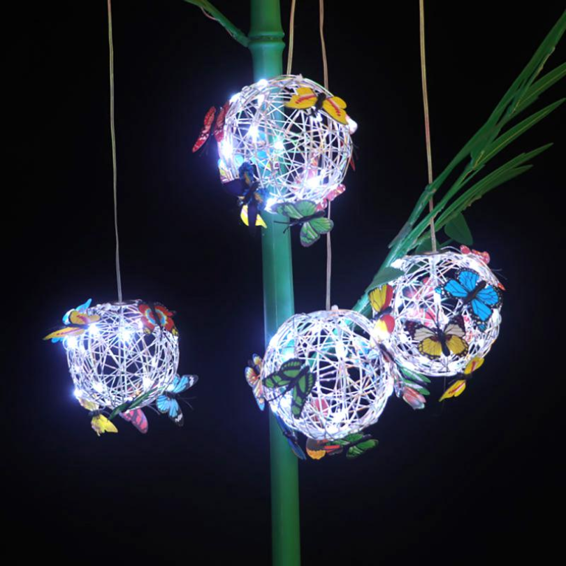 Jilwing - Solar-Powered Butterfly Garden Lights