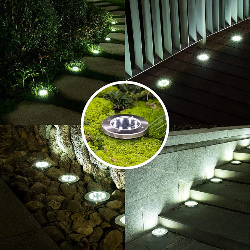EcoGlow Solar Lamp - Rechargeable Solar-Powered Outdoor Light