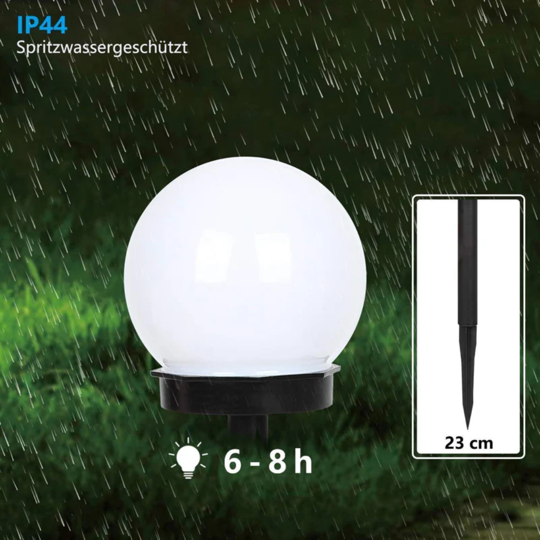 SunLuxe Orbs - Set of 3 Waterproof Solar Garden LED Lights
