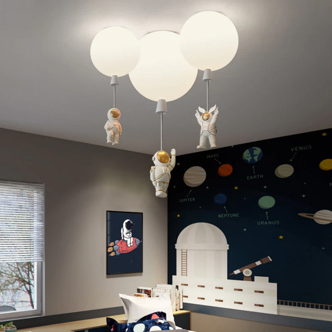 CosmoGlow - Playful LED Ceiling Light for Kids' Rooms