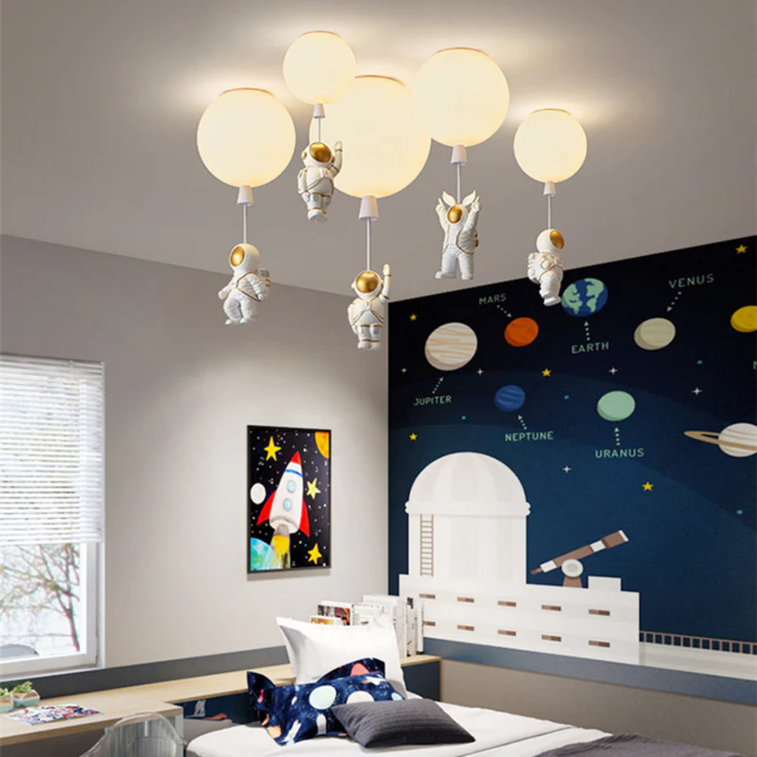 CosmoGlow - Playful LED Ceiling Light for Kids' Rooms