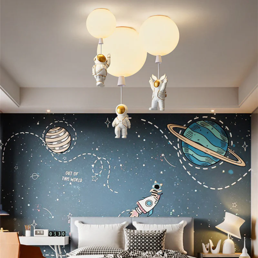 CosmoGlow - Playful LED Ceiling Light for Kids' Rooms