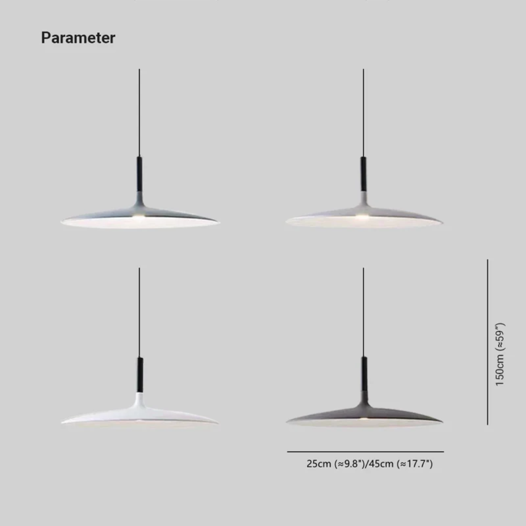 AuraPan - Modern LED Pendant Light for Stylish Interiors