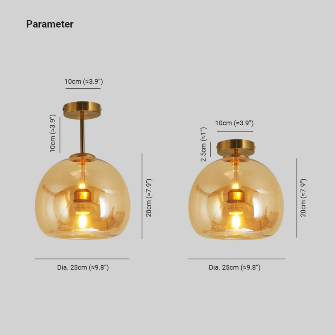 AureliaGlow - Modern Round LED Ceiling Light