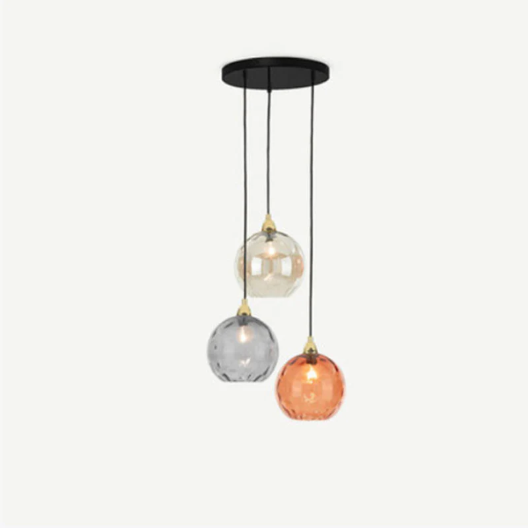 ClusterGlow - Elegant 3-Light Pendant for Ambient Lighting