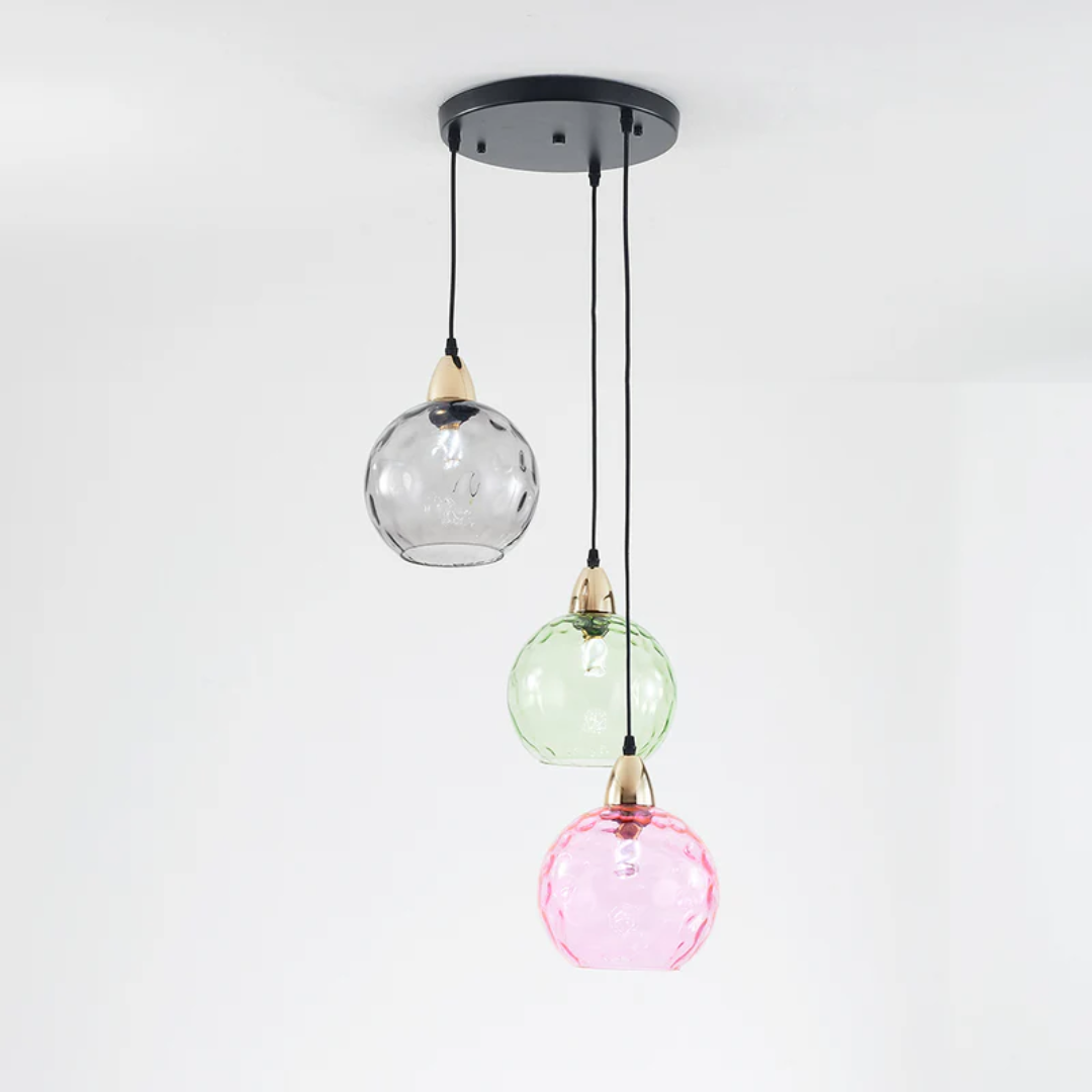 ClusterGlow - Elegant 3-Light Pendant for Ambient Lighting