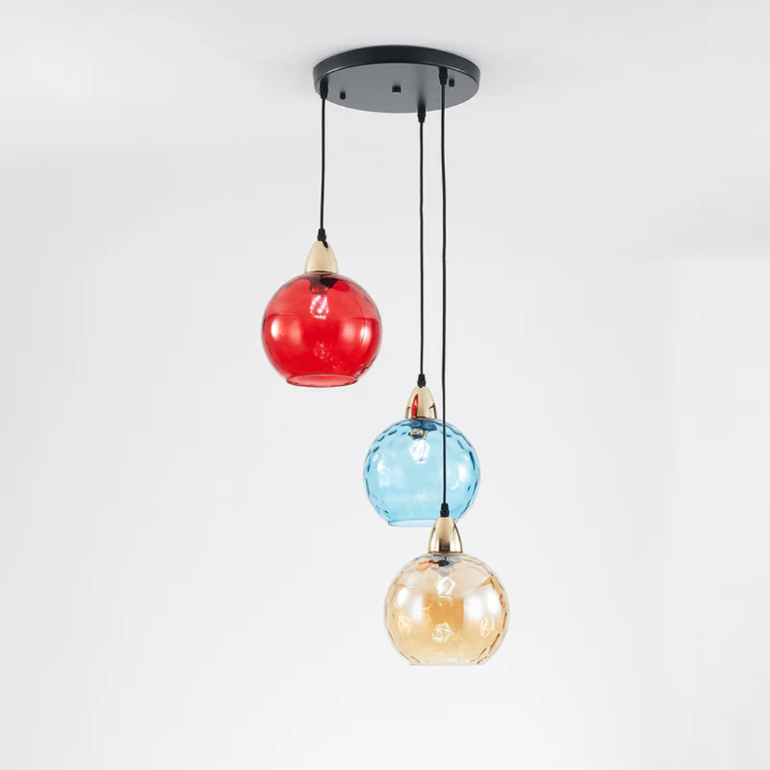 ClusterGlow - Elegant 3-Light Pendant for Ambient Lighting