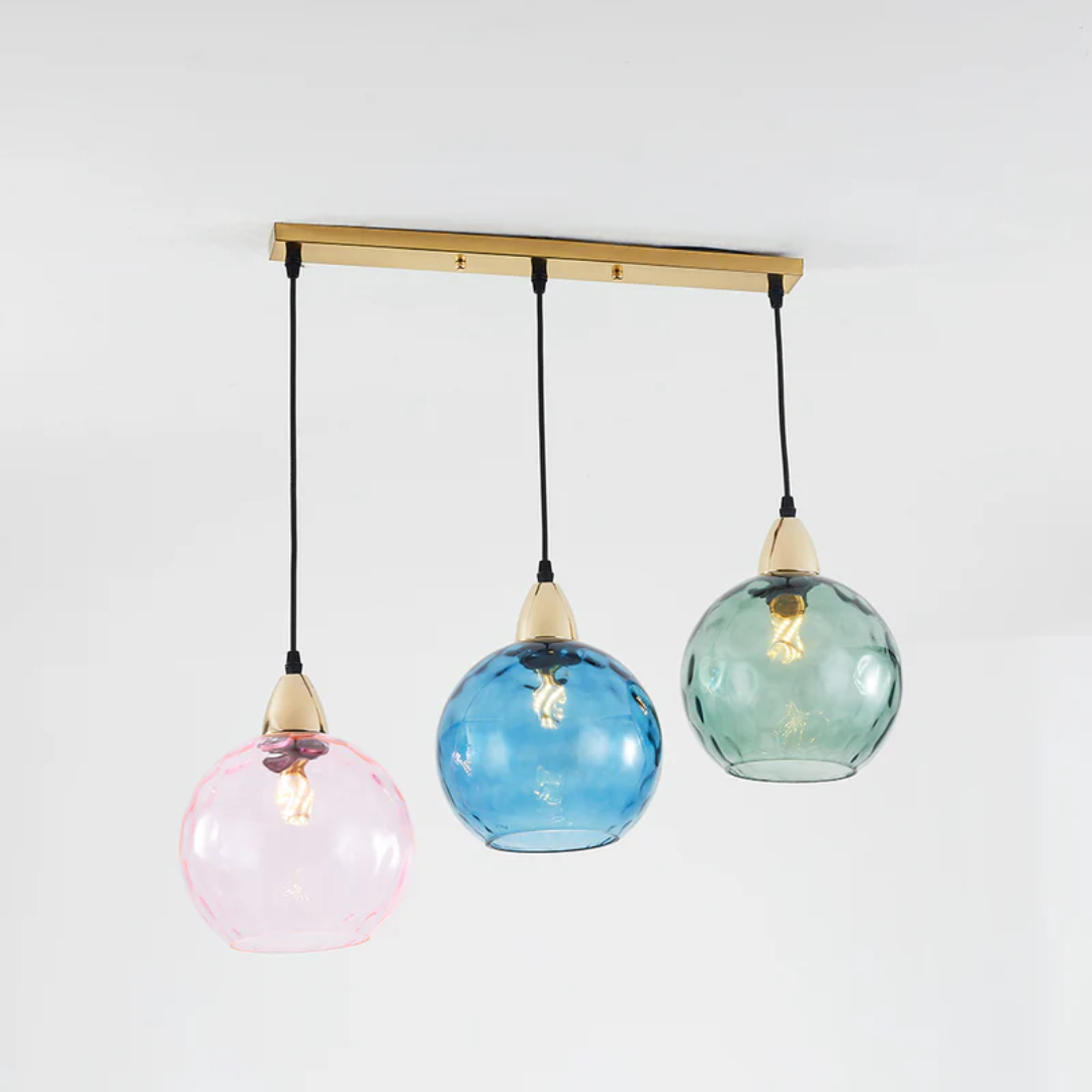 ClusterGlow - Elegant 3-Light Pendant for Ambient Lighting