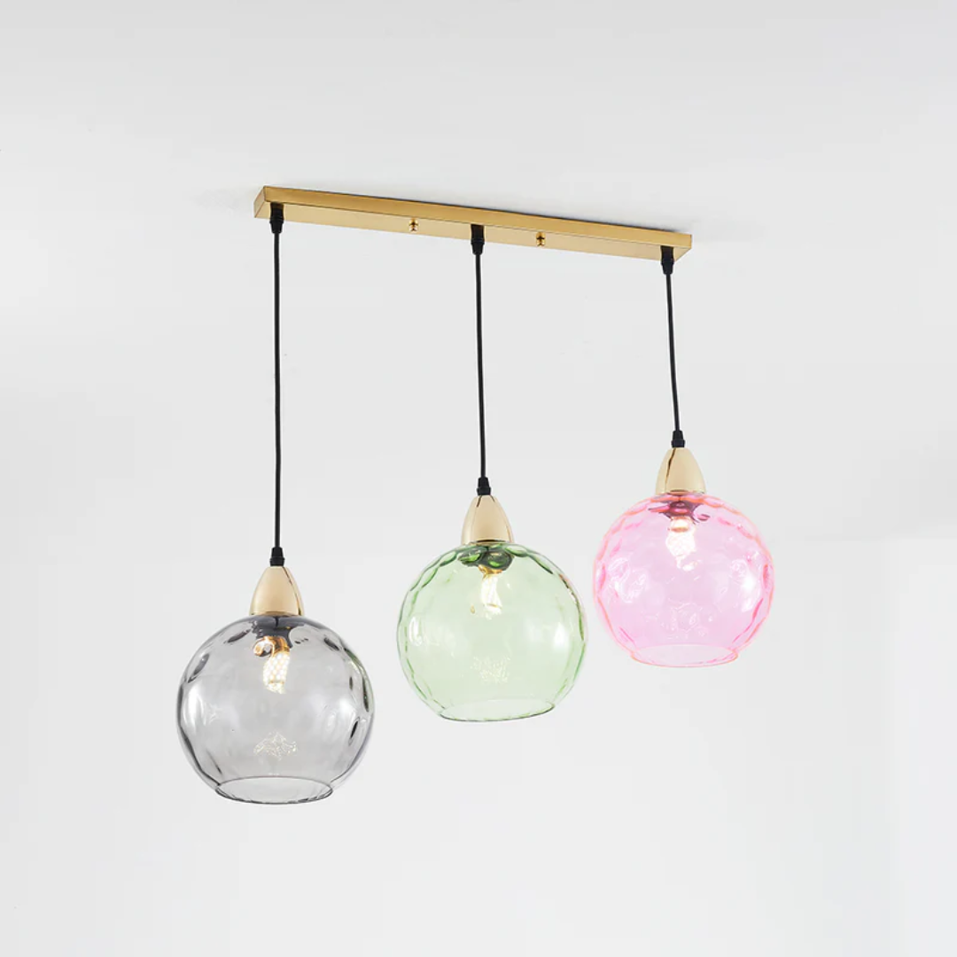 ClusterGlow - Elegant 3-Light Pendant for Ambient Lighting