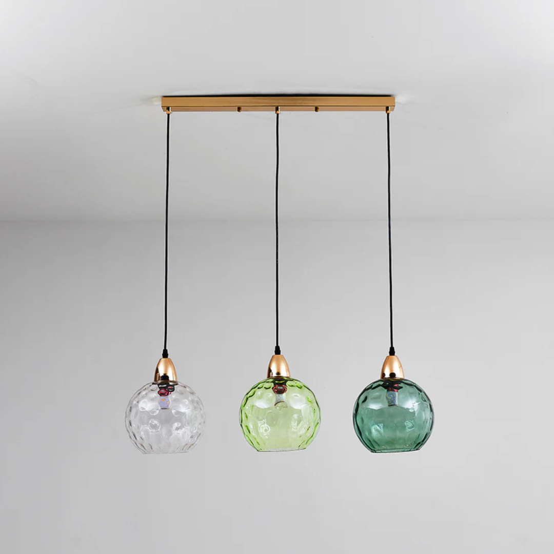 ClusterGlow - Elegant 3-Light Pendant for Ambient Lighting