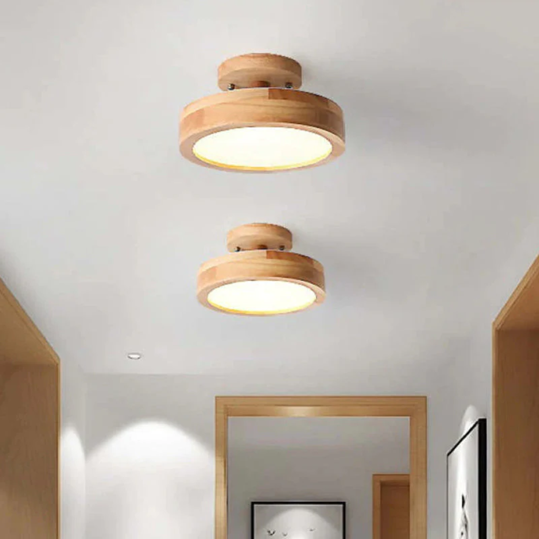 NovaGlow - Modern LED Ceiling Lamp with Adjustable Light Colors