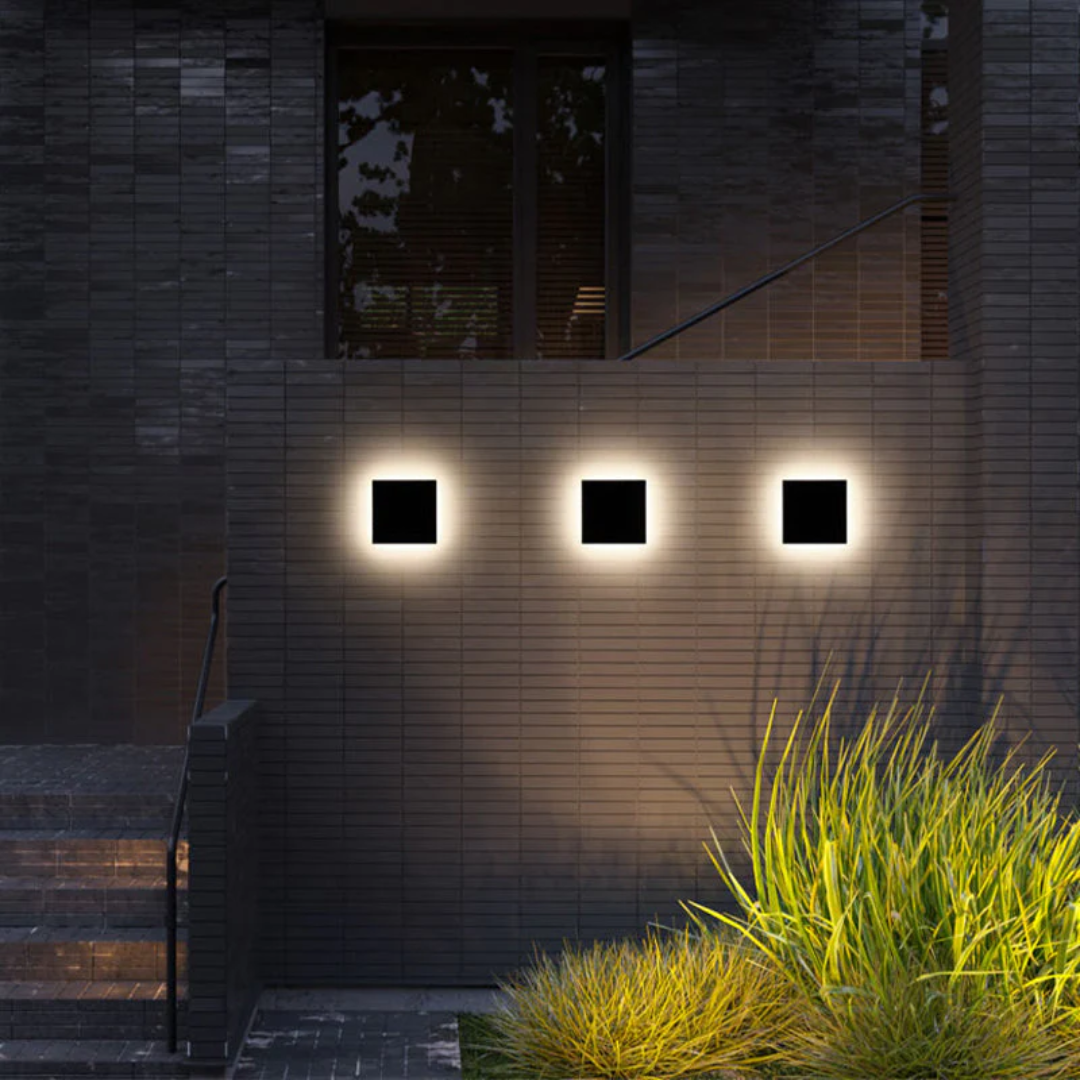 ZenithGlow - Sleek LED Wall Light for Modern Outdoor Spaces