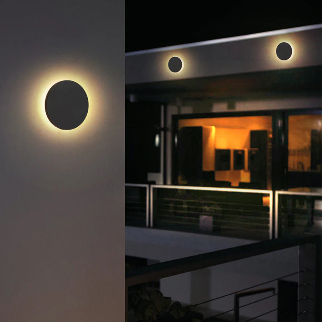 ZenithGlow - Sleek LED Wall Light for Modern Outdoor Spaces