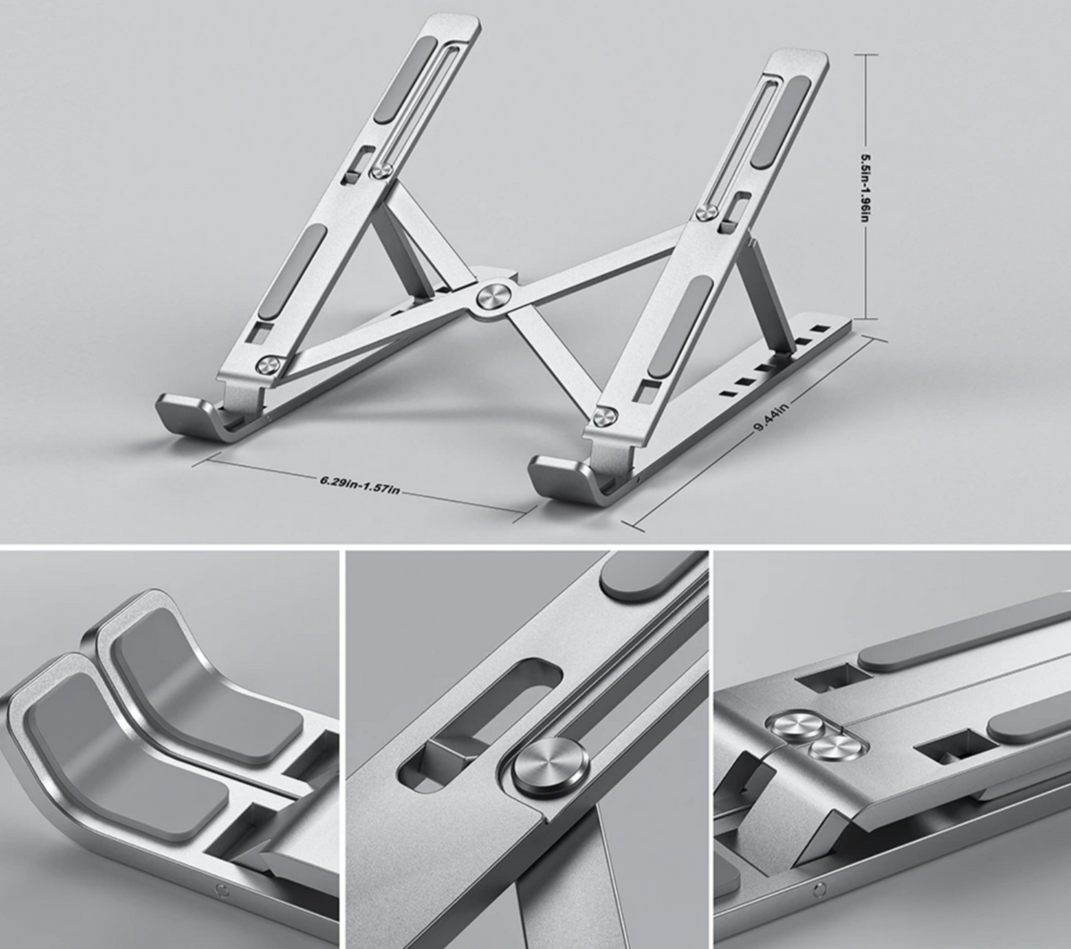 SCITEC Elevate - Adjustable Laptop Stand with 6 Positions