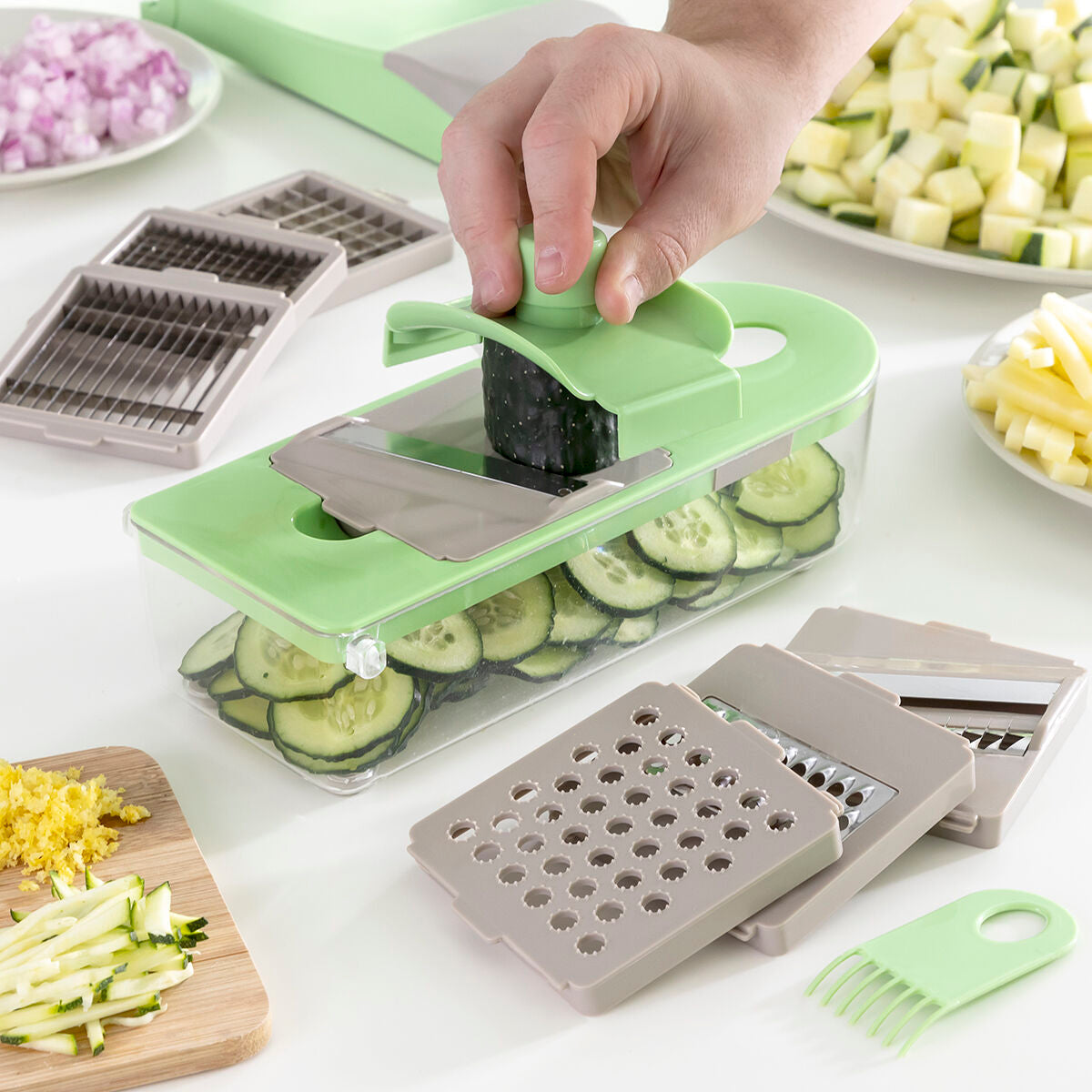 MultiChop - Stylish Vegetable Chopper & Grater Set