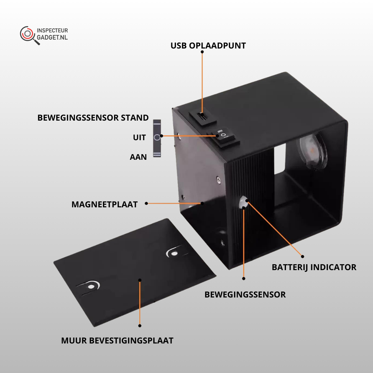 Vaeltrix - Wireless USB-Rechargeable Lamp Design