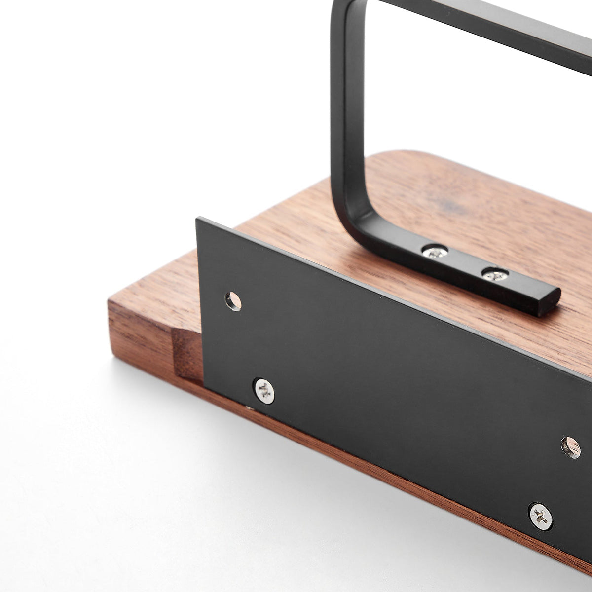 WoodEase Holder - Stylish Wooden Toilet Paper Holder with Phone Storage