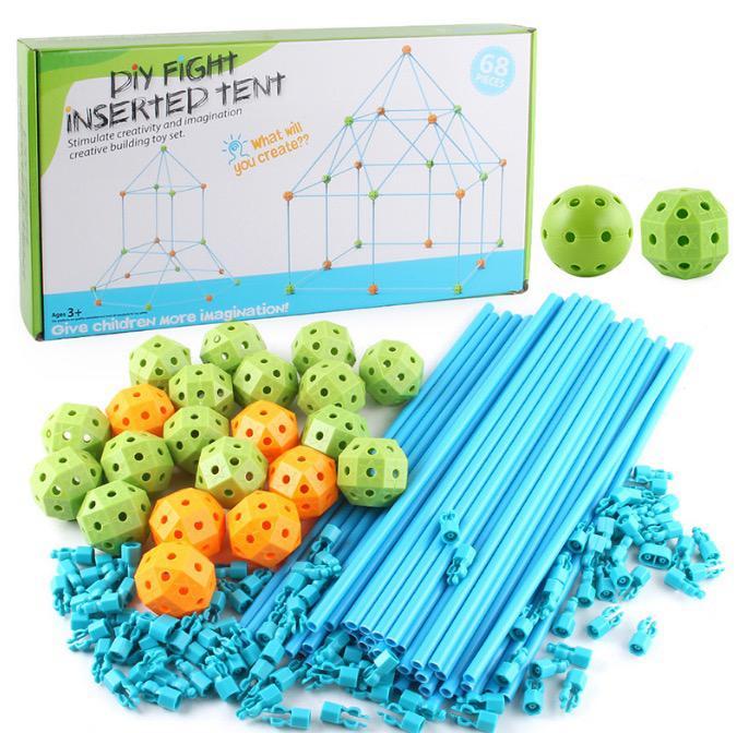 BuildMaster Kit - Complete Fort and Tent Building Set for Kids