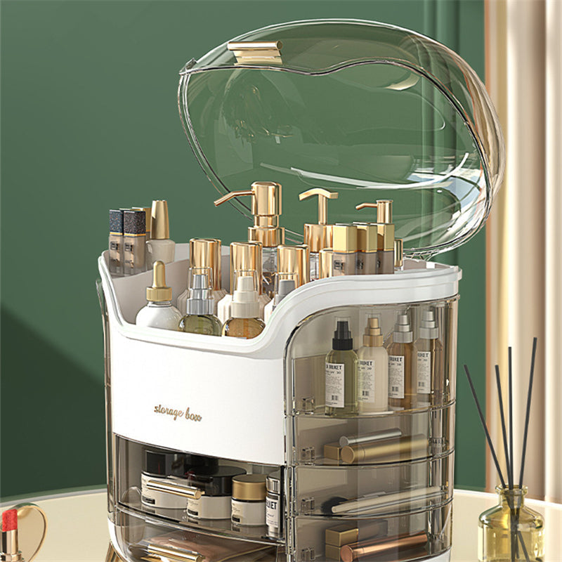 BeautyEssence Organizer - Stylish Makeup Storage for a Tidy Vanity