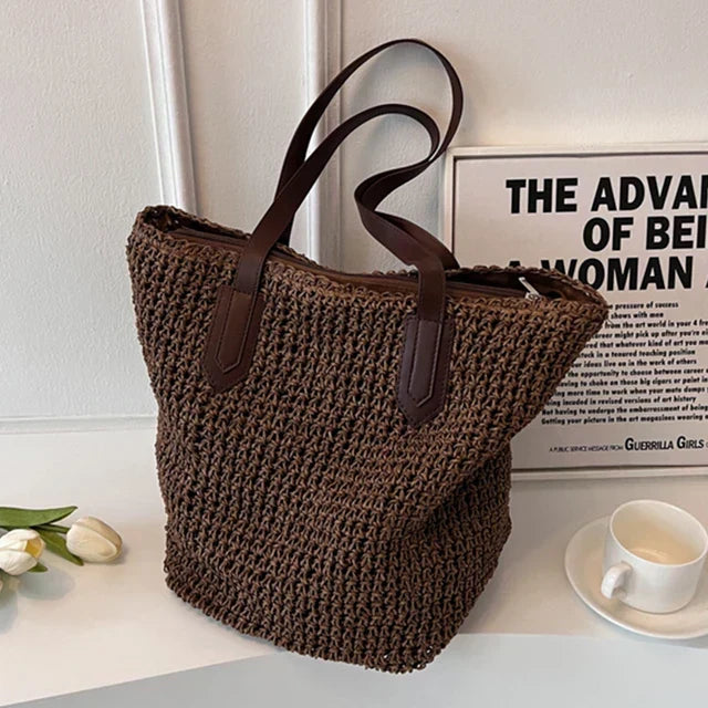 SunWeave Bag - Luxe Bohemian Women's Shoulder Bag