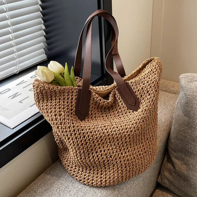SunWeave Bag - Luxe Bohemian Women's Shoulder Bag