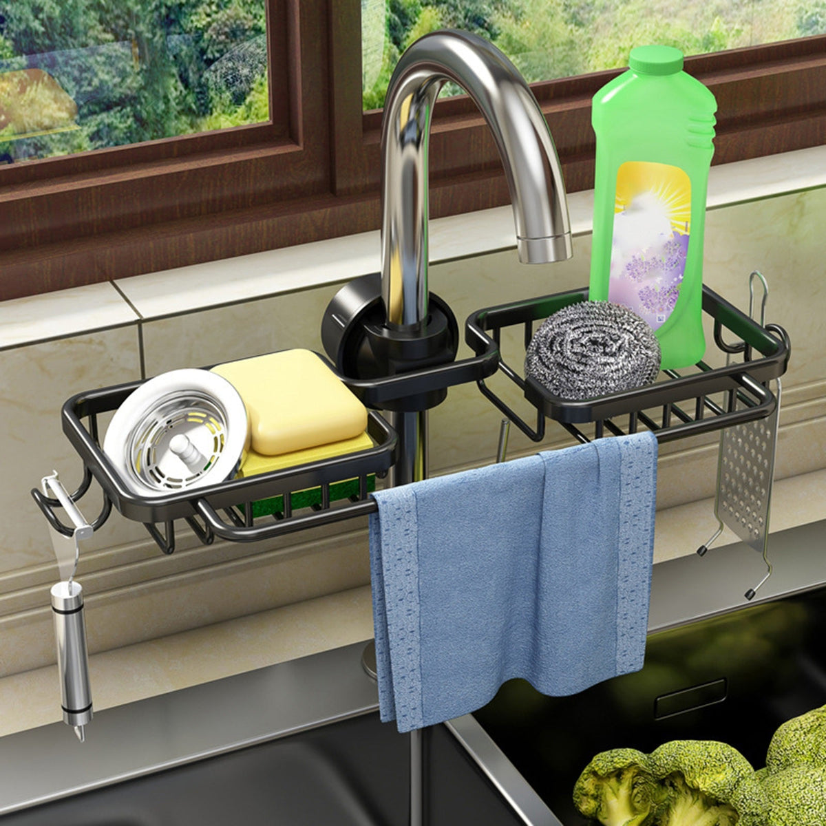 SinkMaster Organizer - Practical Sink Caddy for a Tidy Kitchen