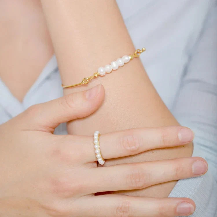 Lacielle Bracelet - Delicate Pearl Bracelet