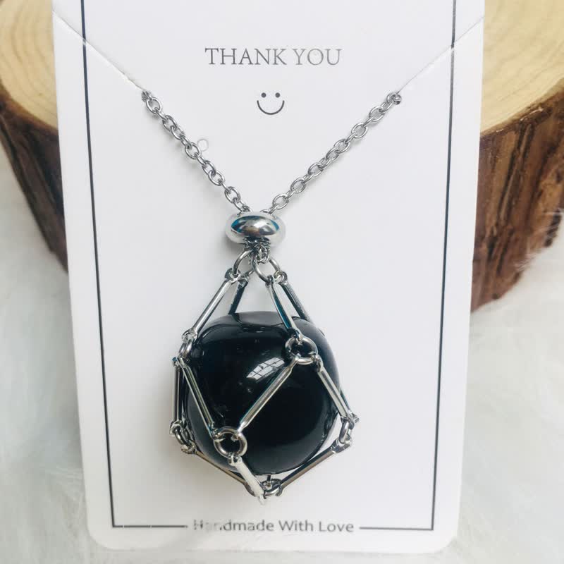 Iris - Elegant Natural Crystal Necklace
