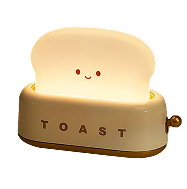 ToastieGlow - Charming Toast-Shaped Night Light