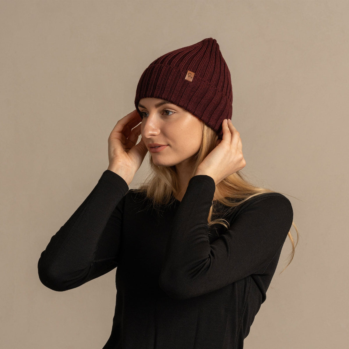 CozyMerino Beanie - Soft Merino Wool Beanie for Women