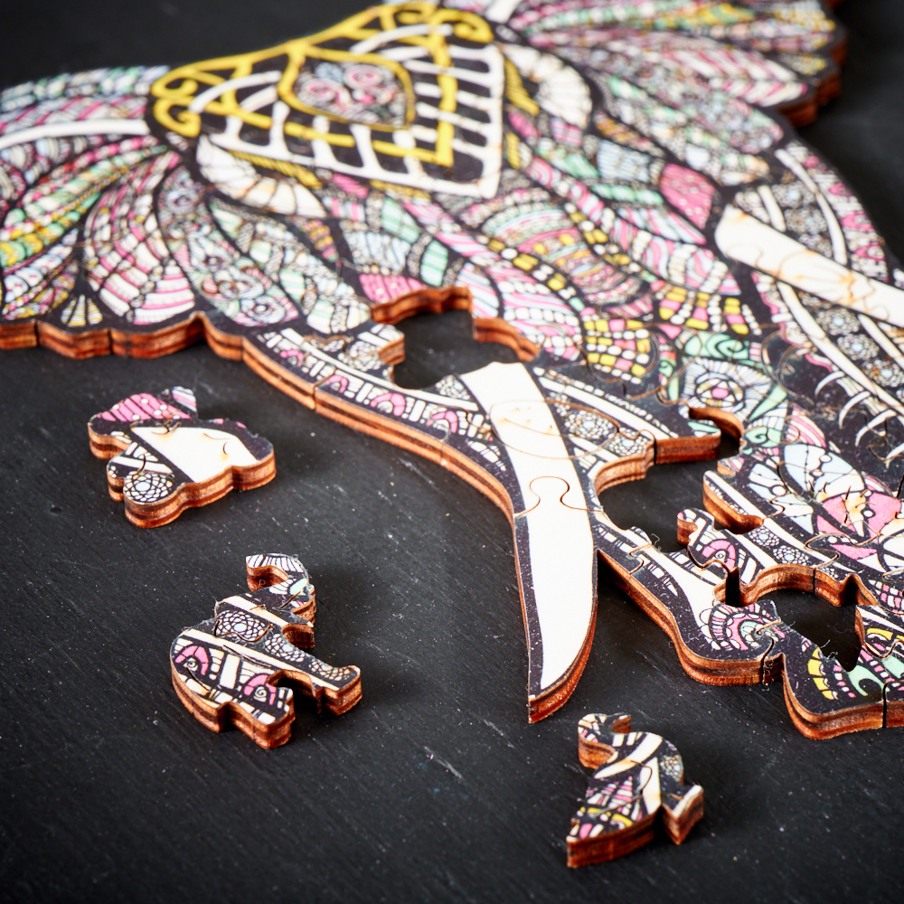 CreativeWood Puzzles - Unique Wooden Animal and Figure Puzzles