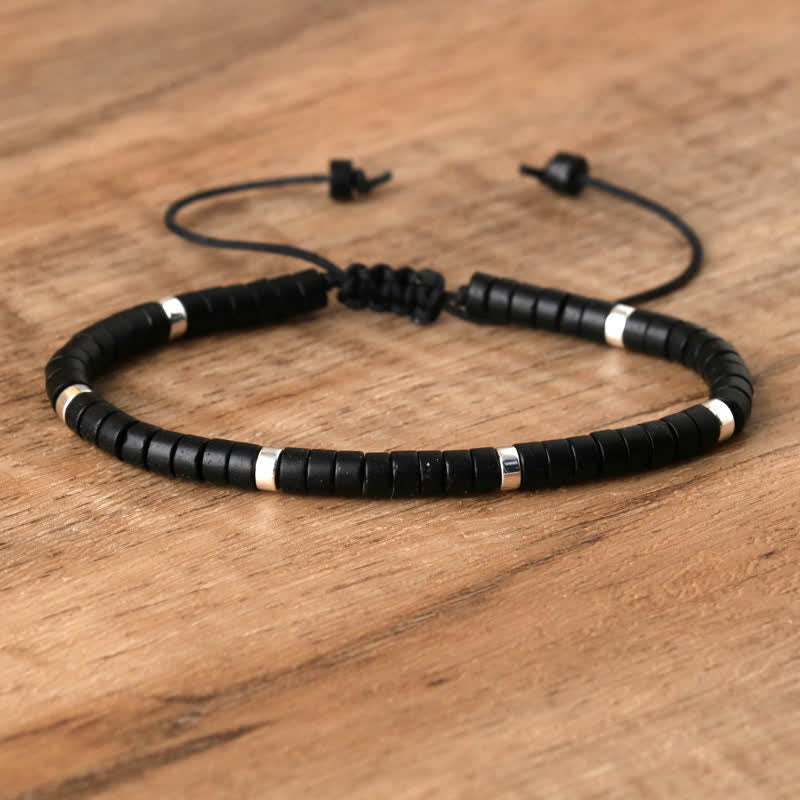 Seraphina Bracelet - Braided Natural Stone Bead Design