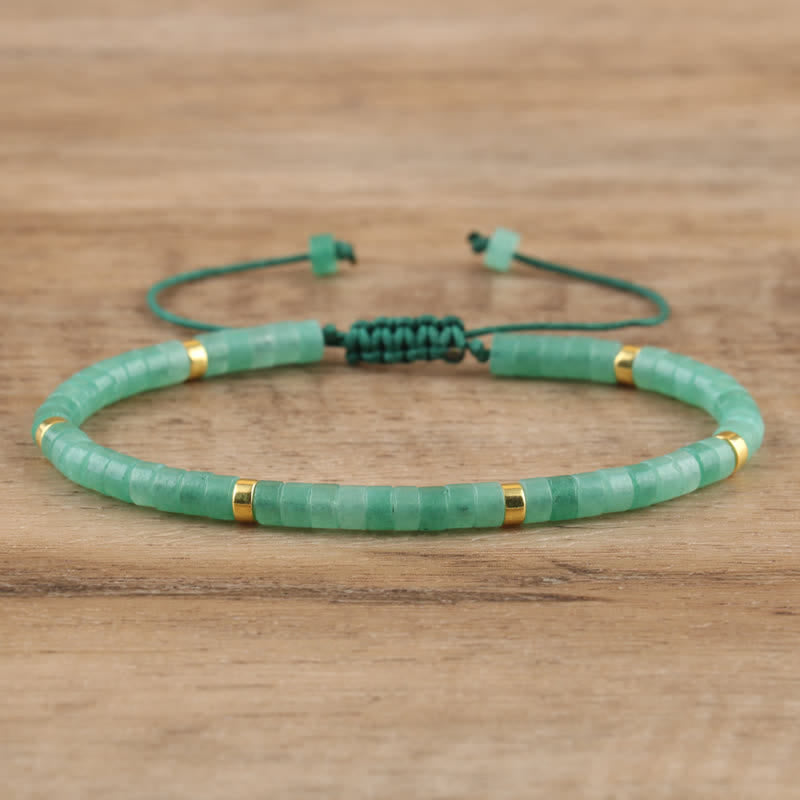 Seraphina Bracelet - Braided Natural Stone Bead Design