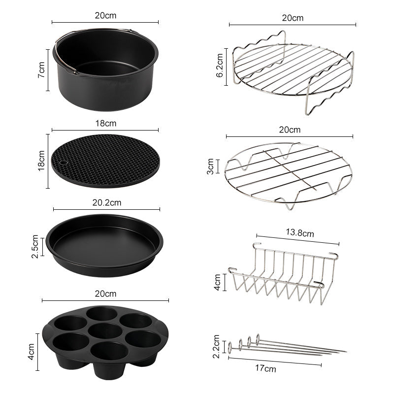 CookMaster Set - 7-Piece Airfryer Accessory Kit
