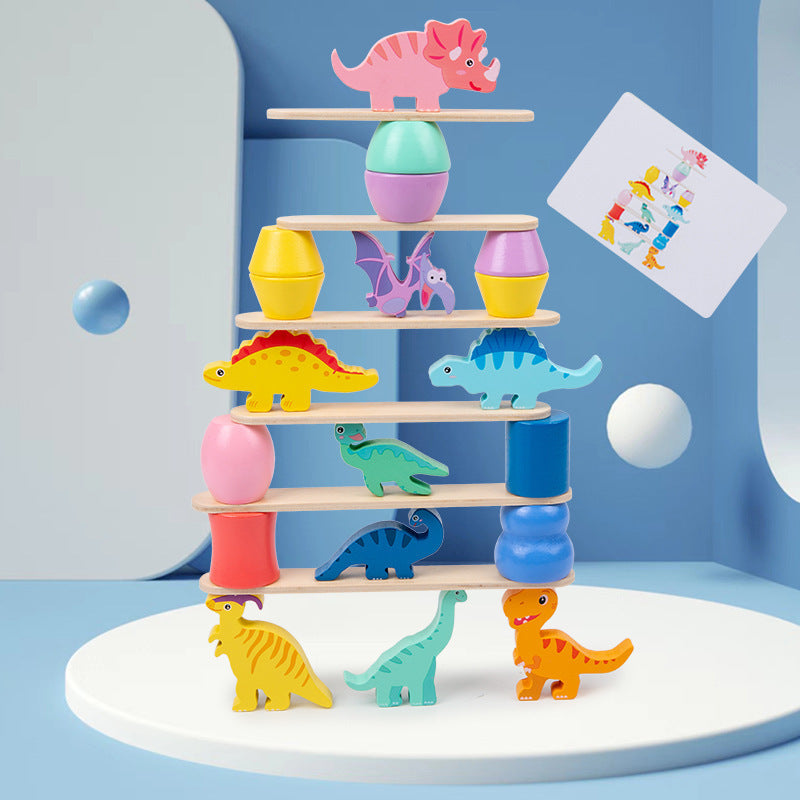 DinoStack Game - Creative Stacking Game for Kids