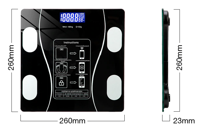 FitScale Pro - Smart Body Composition Scale with Precision Analysis