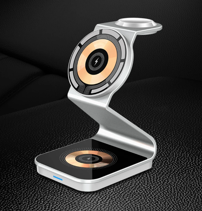 Chargy Pro - Magnetic 3-in-1 Wireless Charging Station