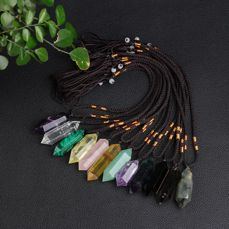 Faelara - Amethyst Healing Crystal Necklace