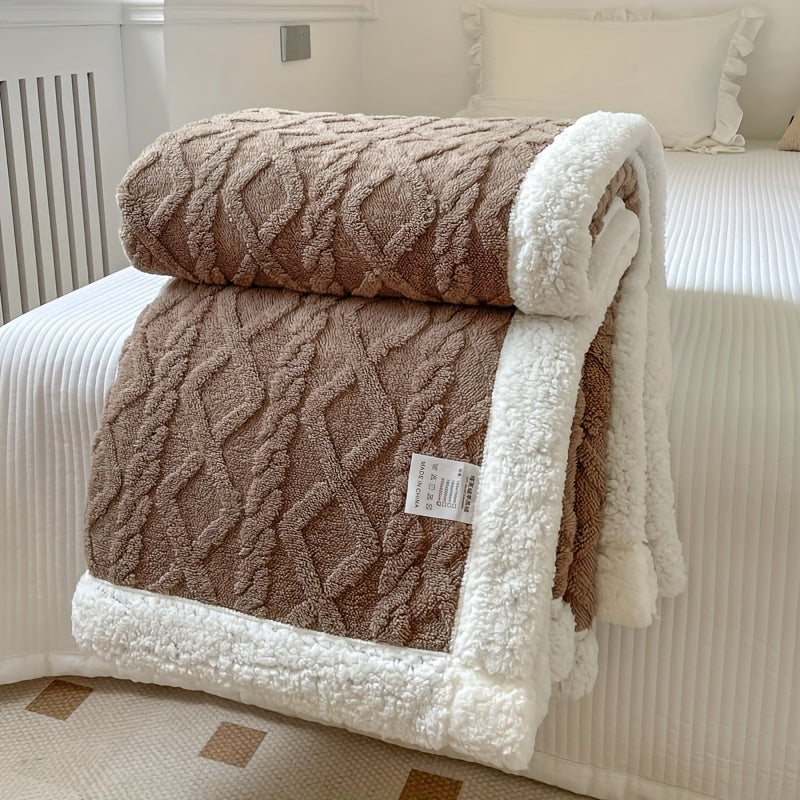 Weckfield - Soft Reversible Fleece Throw Blanket