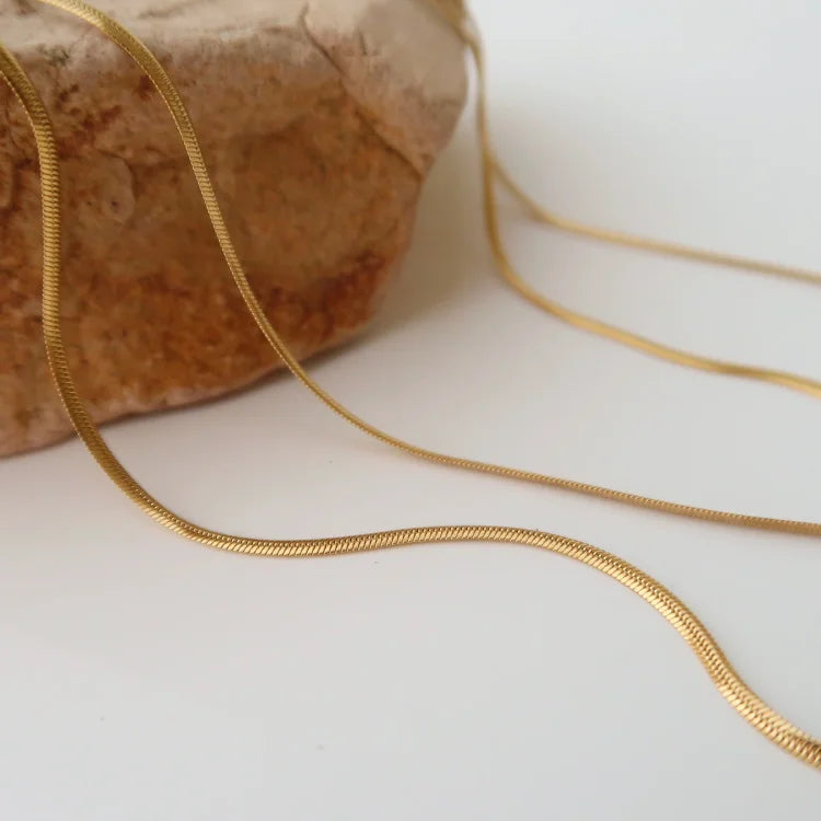 Isis - Elegant Slim Snake Chain Necklace
