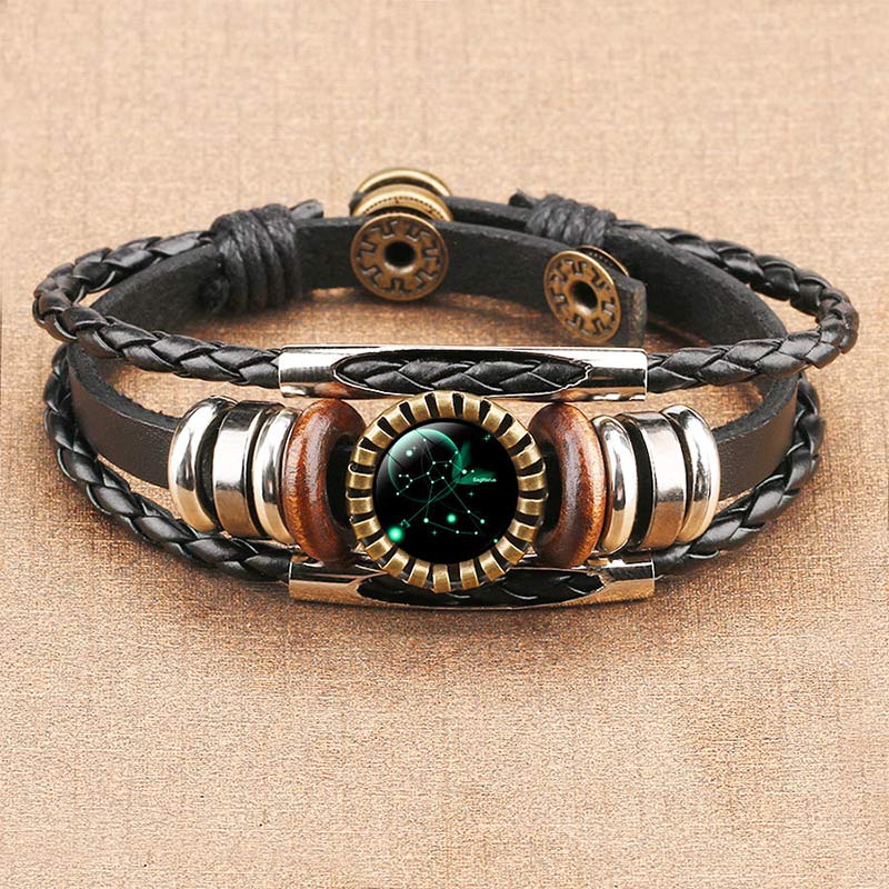 Celestial Charm Bracelet - Adjustable Zodiac Sign Jewelry
