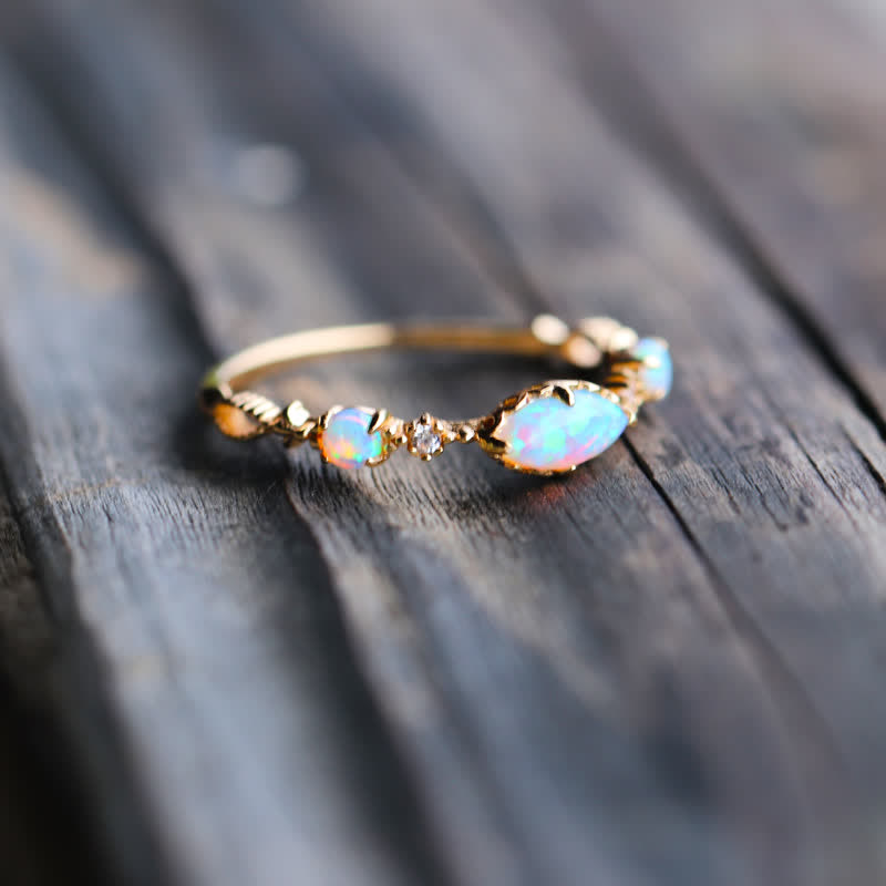 Isabella Vintage Opal Ring - A Symbol of Love and Sincerity