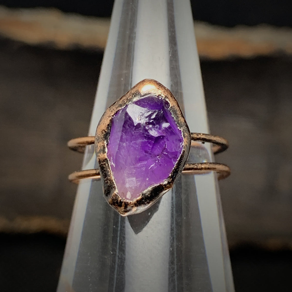 Cadria - Natural Raw Birthstone Ring