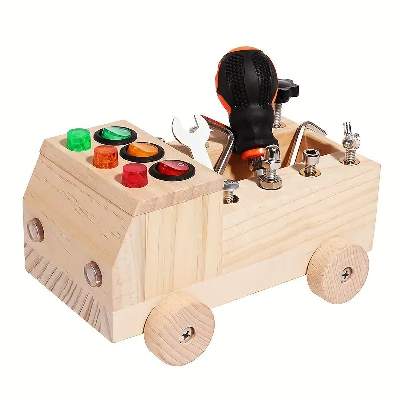 Divantree - Learn and Play Busy Board with Lights